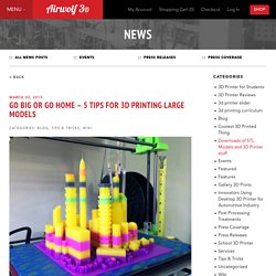 Go Big or Go Home - 5 Tips for 3d Printing Large Models