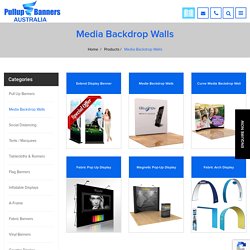 Pop Up Media Wall & Media Wall Backdrop in Melbourne, Australia