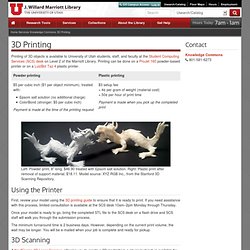 3D Printing - Marriott Library - The University of Utah