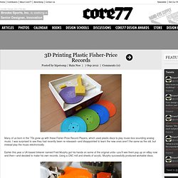 3D Printing Plastic Fisher-Price Records