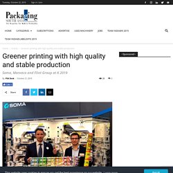 Greener printing with high quality and stable production
