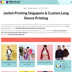 Jacket Printing Singapore