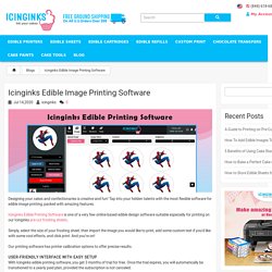 A Guide for Edible Image Printing Software