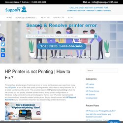 How to Fix? - HP Supports - Helpline Number