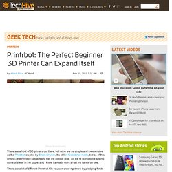 Printrbot: The Perfect Beginner 3D Printer Can Expand Itself