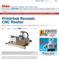 Printrbot Reveals CNC Router