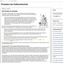 Prinzipien der Softwaretechnik: Das Gesetz von Demeter