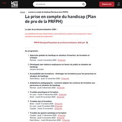 Plan de fo PRFPH- CRB Agefiph