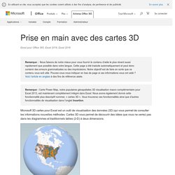 Prise en main avec des cartes 3D