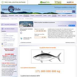 Pêche et prises mondiales de poissons