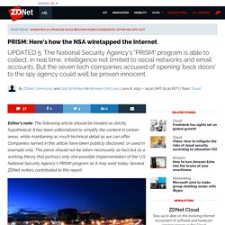 PRISM: Here's how the NSA wiretapped the Internet