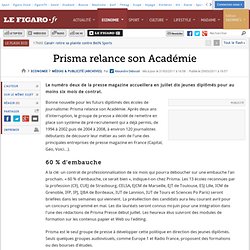 Médias & Publicité : Prisma relance son Académie