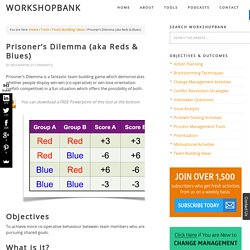 Prisoner's Dilemma (Team Building Ideas) — WorkshopBank