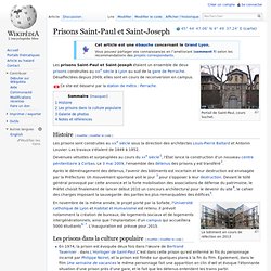 Prisons Saint-Paul et Saint-Joseph