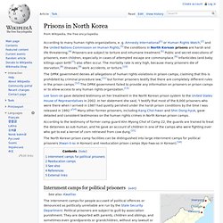 Prisons in North Korea
