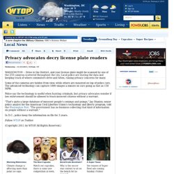 Privacy advocates decry license plate readers