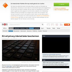 EU wil privacy internet beter beschermen