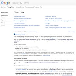 Privacy Policy – Privacy & Terms – Google