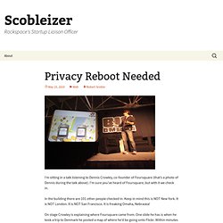 Privacy Reboot Needed