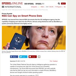 Privacy Scandal: NSA Can Spy on Smart Phone Data