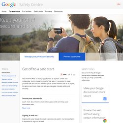 Stay safe online – Good to Know – Google