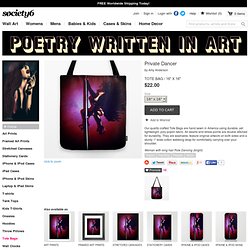 Private Dancer Tote Bag by Amy Anderson