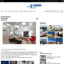 Private House / BoA Studio Architetti