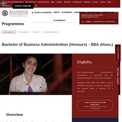 Top Private bba Colleges In Bangalore India