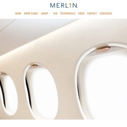 Book a Plane Charter with MERLIN1
