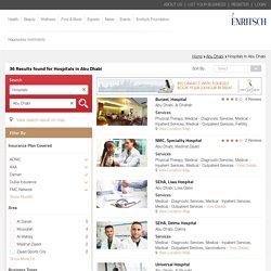 List of Private Hospitals in Abu Dhabi, UAE