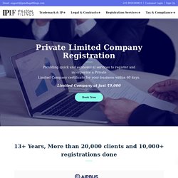 Sole Proprietorship Company Registration - IPLF