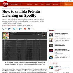 How to enable Private Listening on Spotify