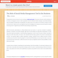 The Role of Social Media Management Tool in the Business