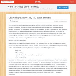 Cloud Migration On AS/400 Based Systems