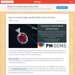 Find the Best Gemstone Buyers in Toronto