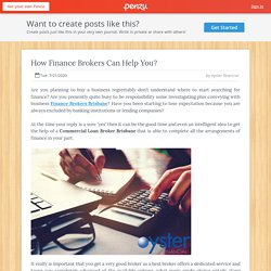 How Finance Brokers Can Help You?
