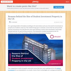 Reasons Behind the Rise of Student Investment Property in the UK