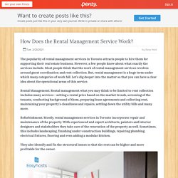 How Does the Rental Management Service Work?