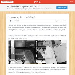 How to buy Bitcoin Online?