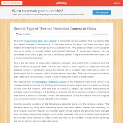 Several Type of Thermal Detection Camera in China