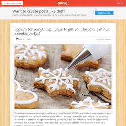 Looking for something unique to gift your loved ones? Pick a cookie basket!