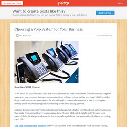Choosing a Voip System for Your Business