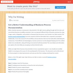 Get a Better Understanding of Business Process Documentation