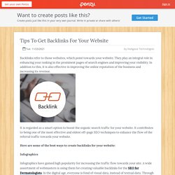 Tips To Get Backlinks For Your Website
