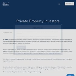 Private Property Investors