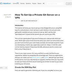 How To Set Up a Private Git Server on a VPS