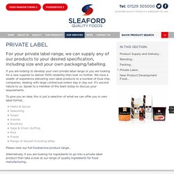 Sleaford Quality Foods