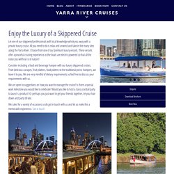 Private Skippered Boat Cruise Melbourne