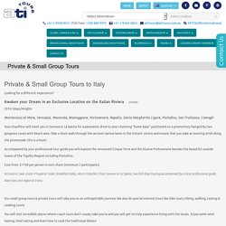 Small Group Tours to Italy