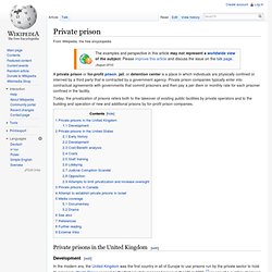 Private prison